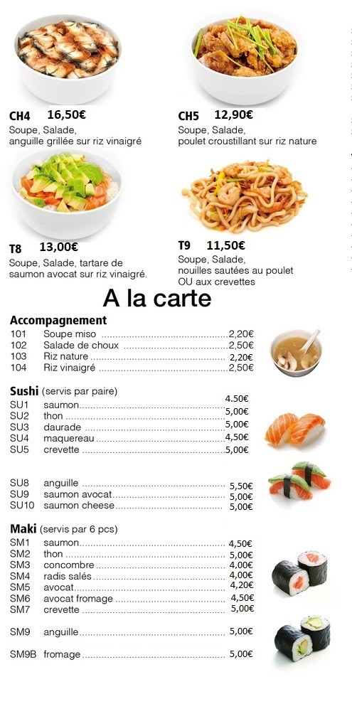 Hayaci menu 8