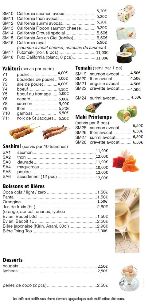Hayaci menu 10