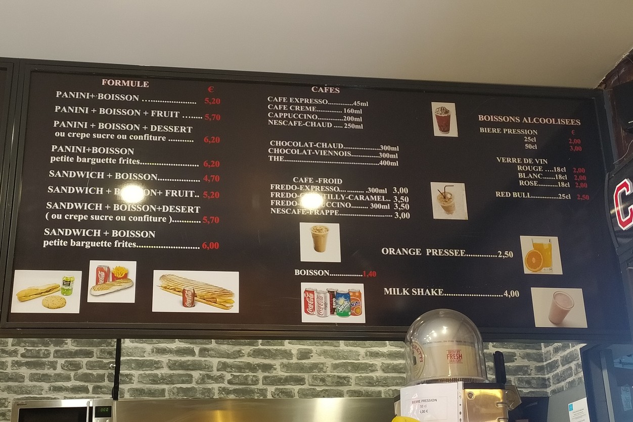 CASA DI PANINI menu 1