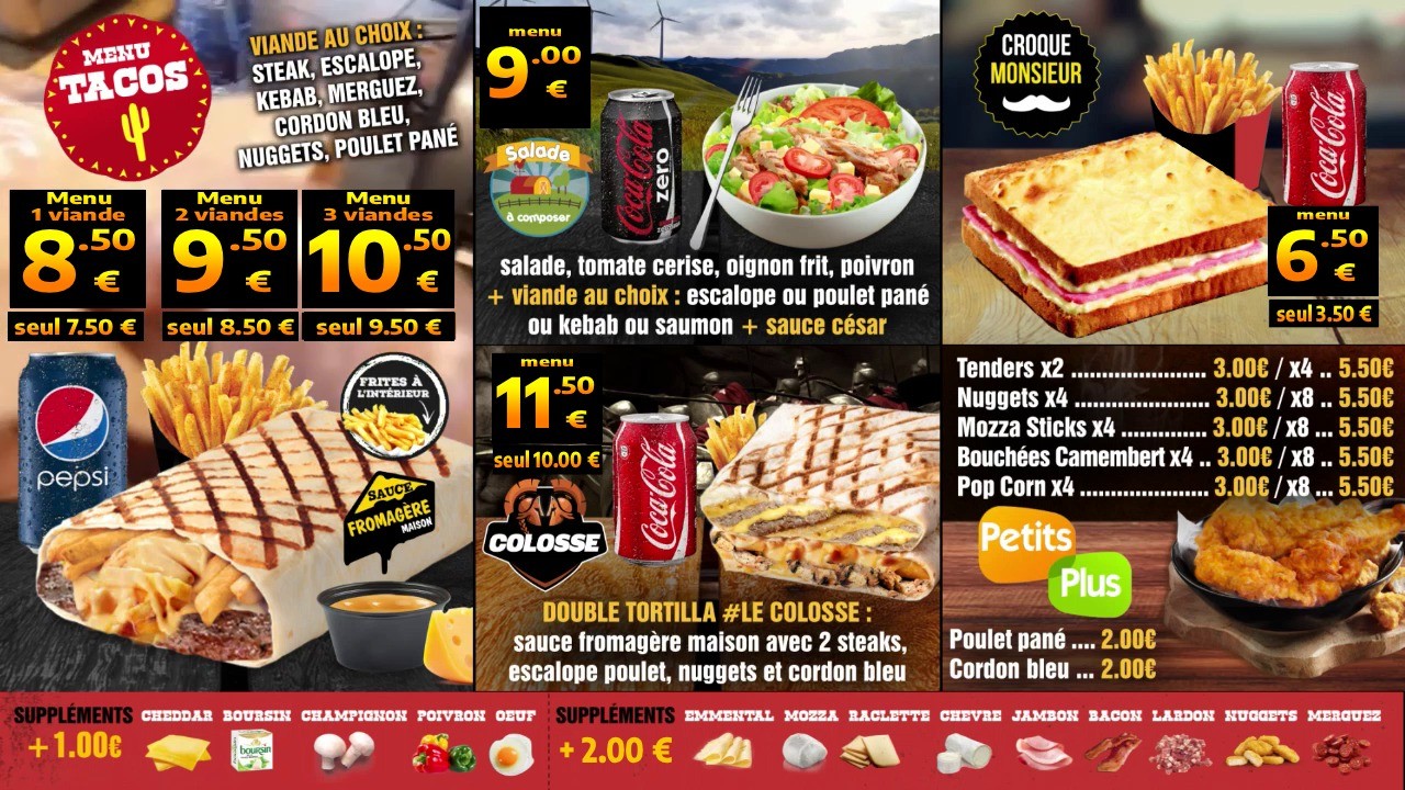 MIAMINE menu 5