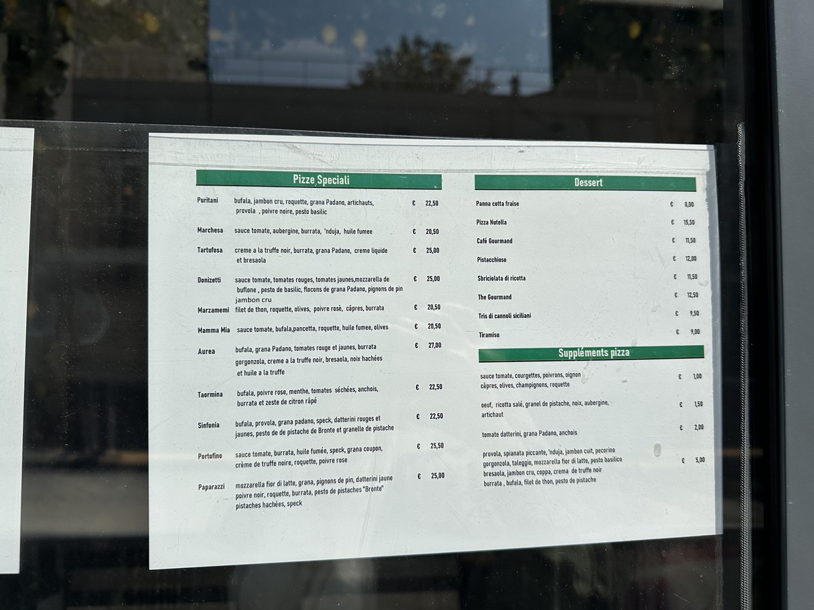 Arrivederci pizzeria menu 3
