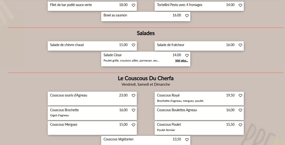El cherfa menu 2