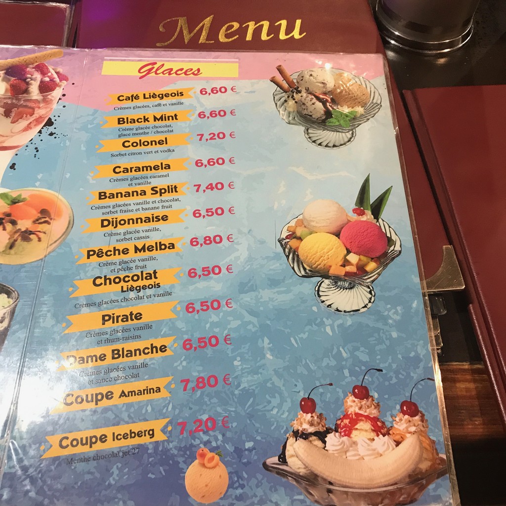 La Tour de Flandre menu 3