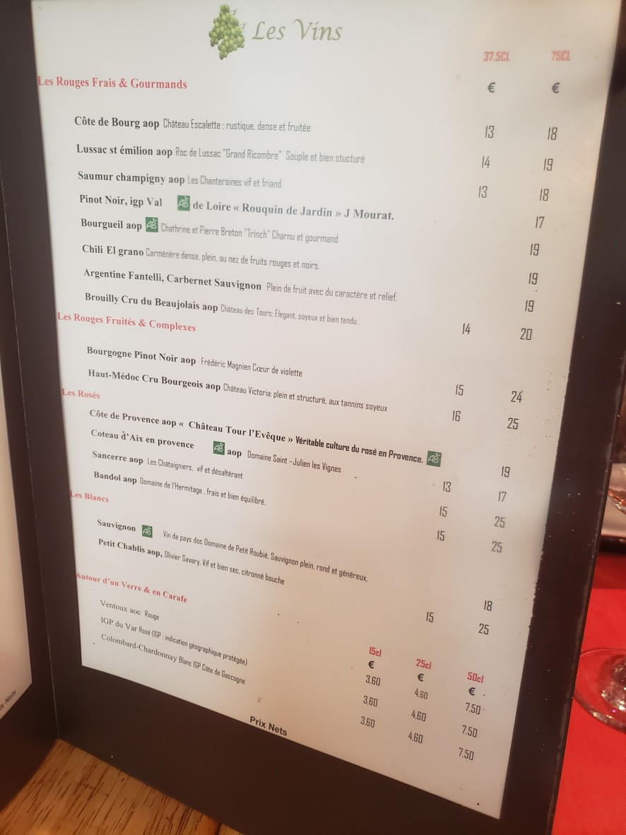 Mondol Kiri menu 5