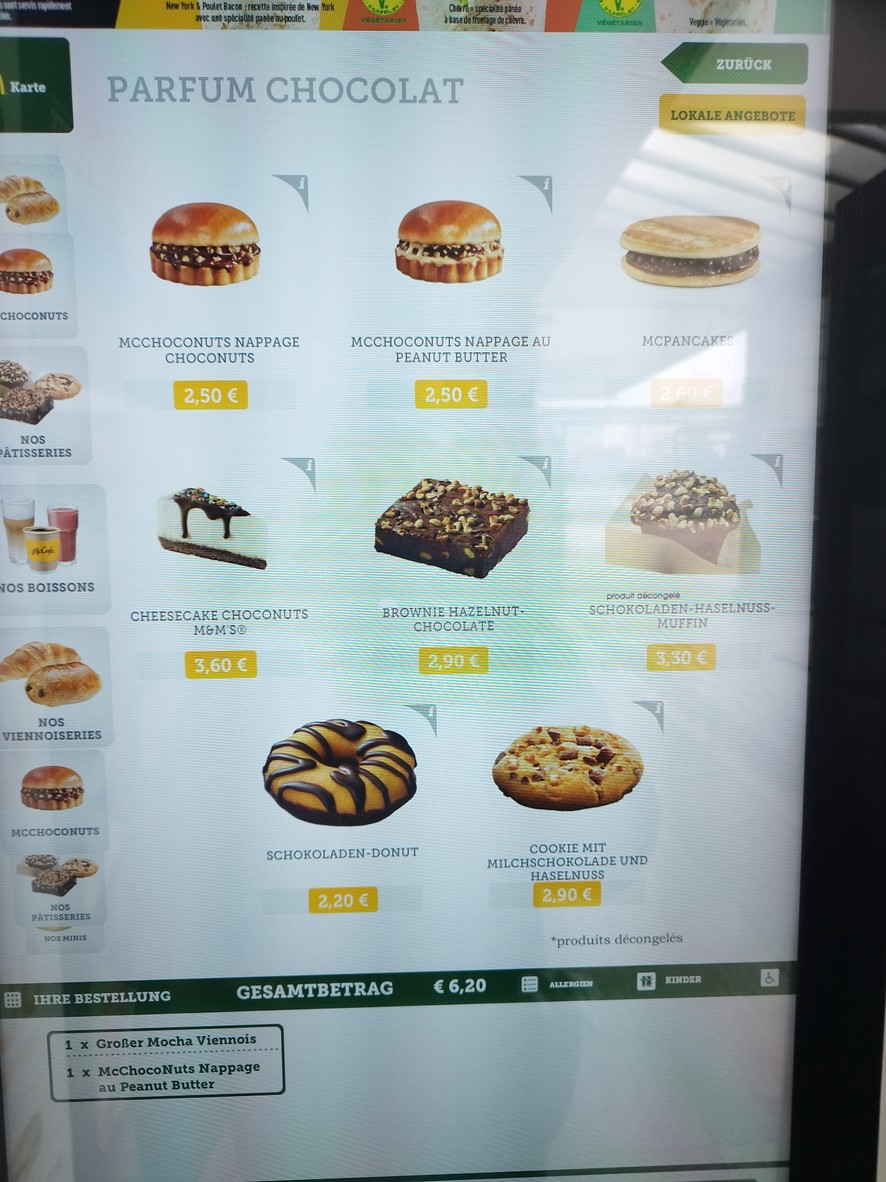 McDonald's menu 2