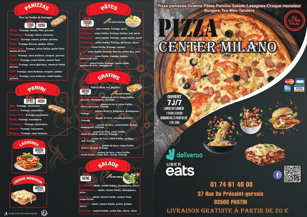 Pizza Center Milano Pantin