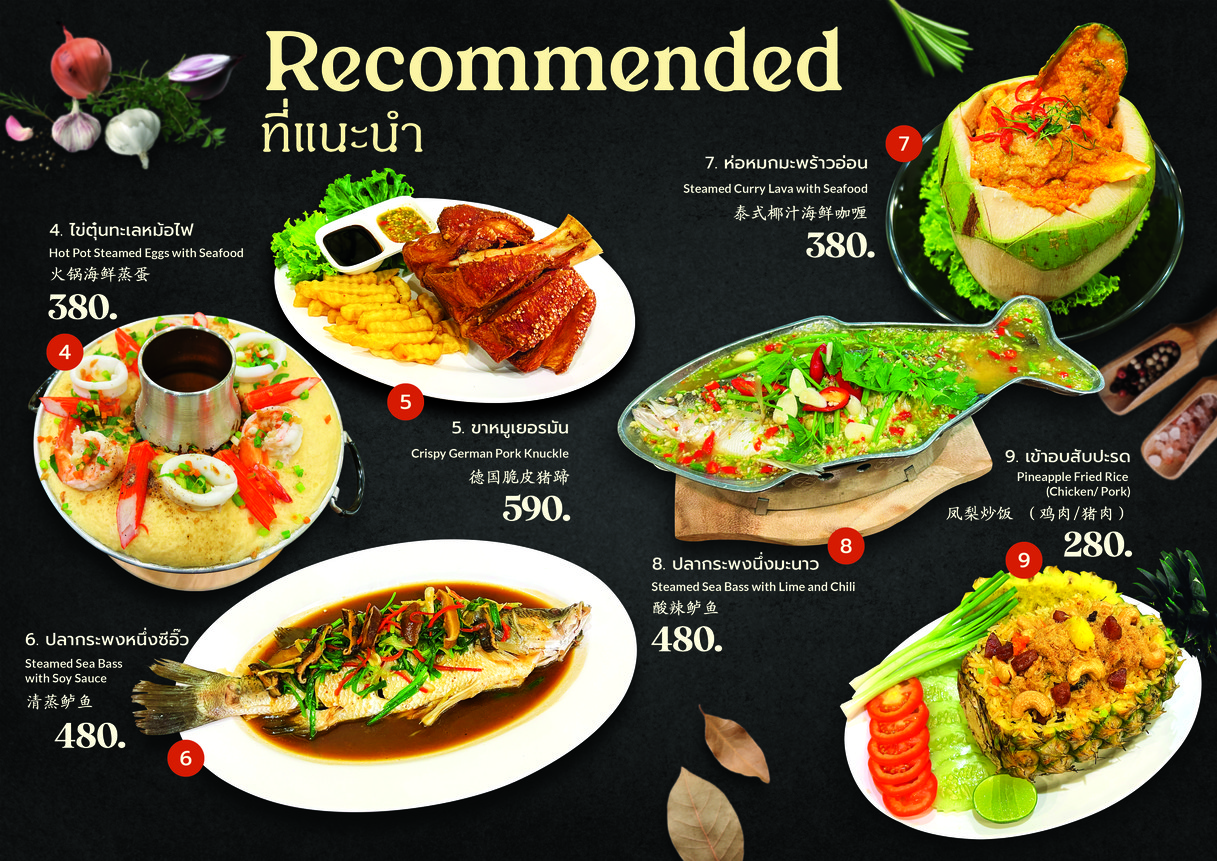 Thailicious Thai Restaurant menu 2