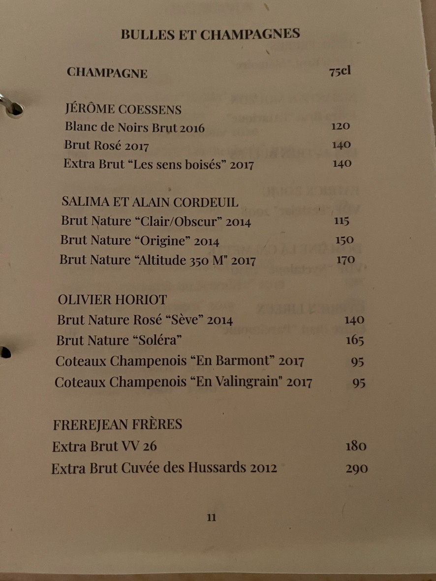 Sola menu 3