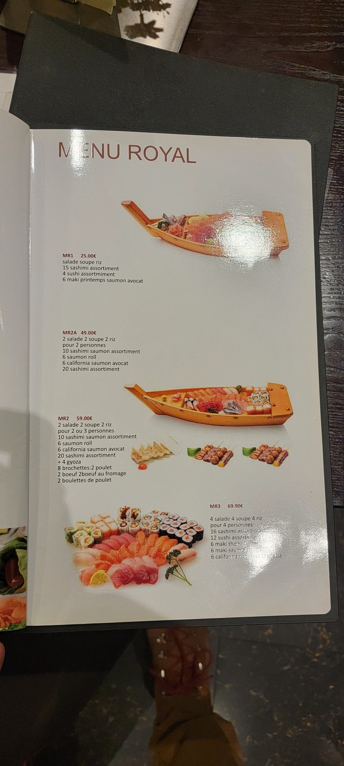 Sushi Lounge menu 1