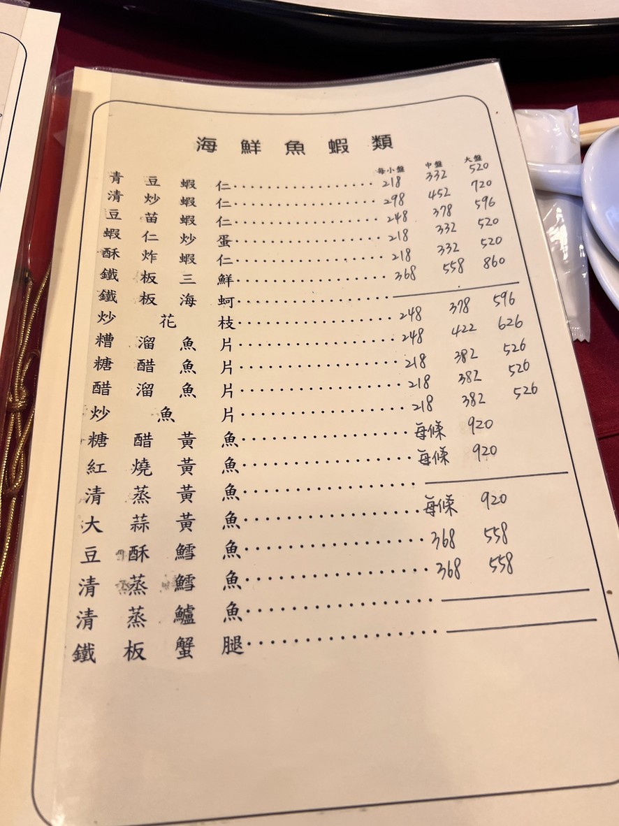 Běipíng Yītiáolóng Jiǎozi Guǎn menu 2