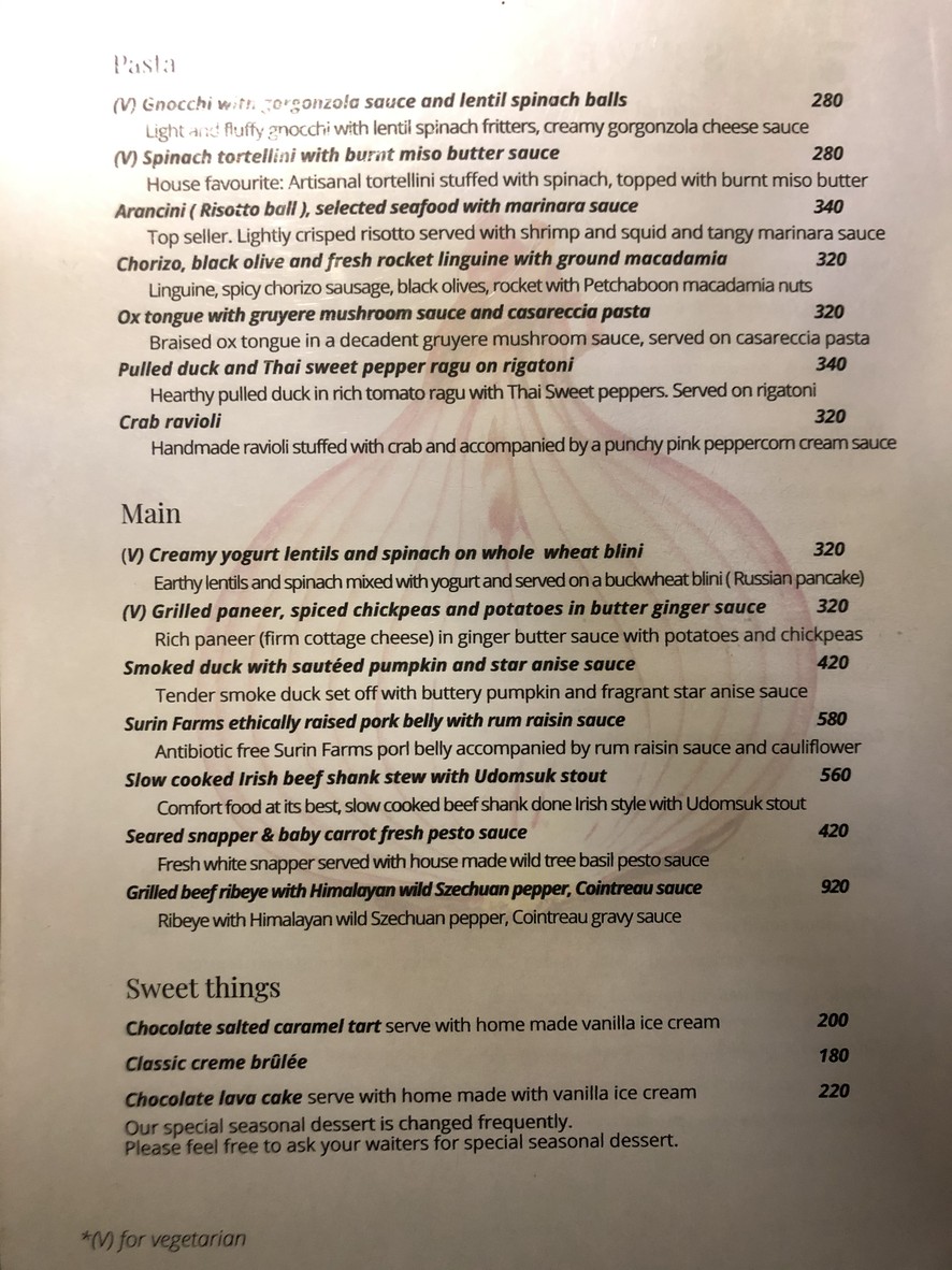 Seven Spoons menu 2