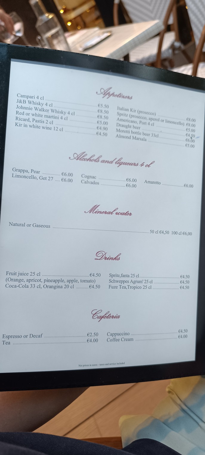 Restaurant Santa Monica menu 5