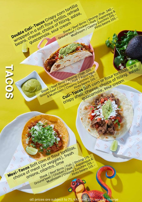 La Monita Mexican Restaurant menu 1