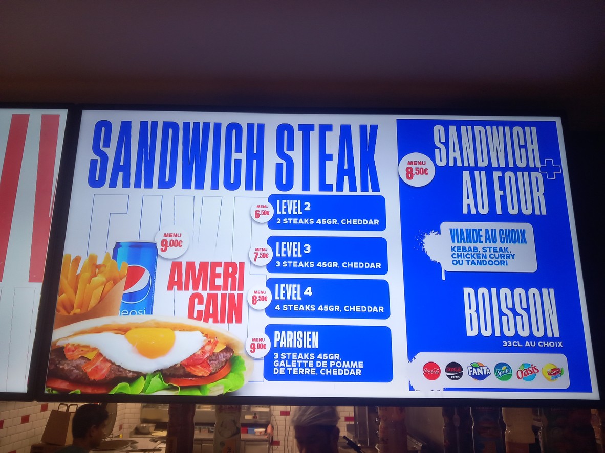 Nivel Cinco menu 2