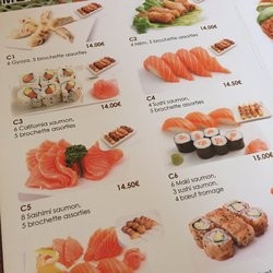 Sushi de la Jatte menu 2