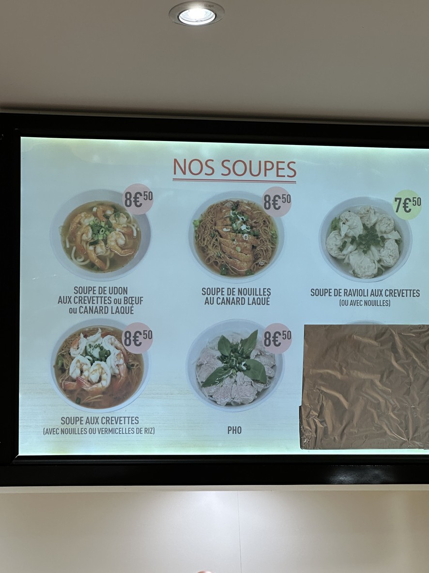Asirama menu 3