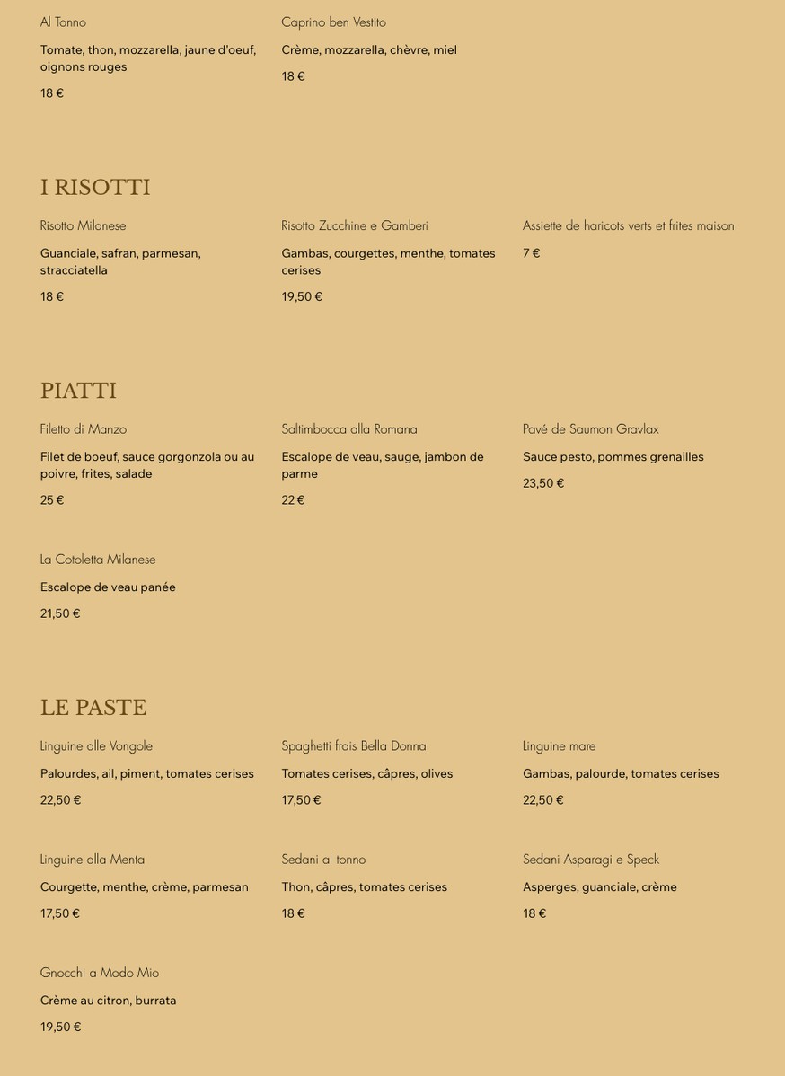 La Birreria menu 2