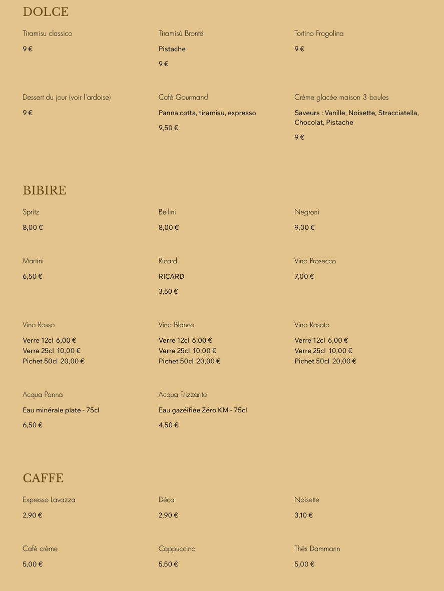 La Birreria menu 3
