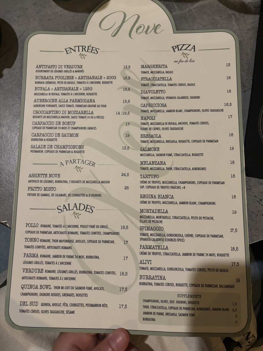 Nove menu 1