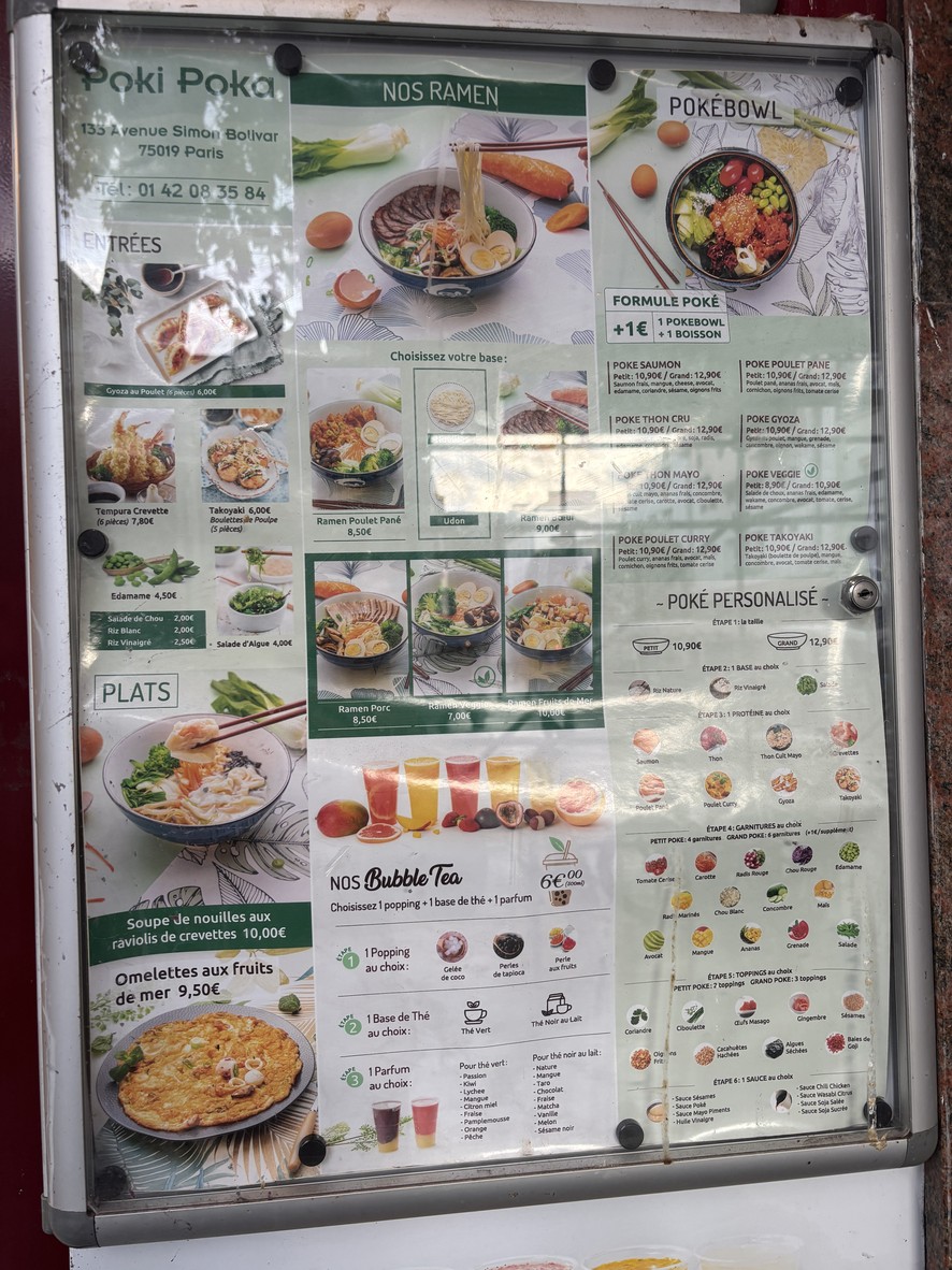 Poki poka menu 1