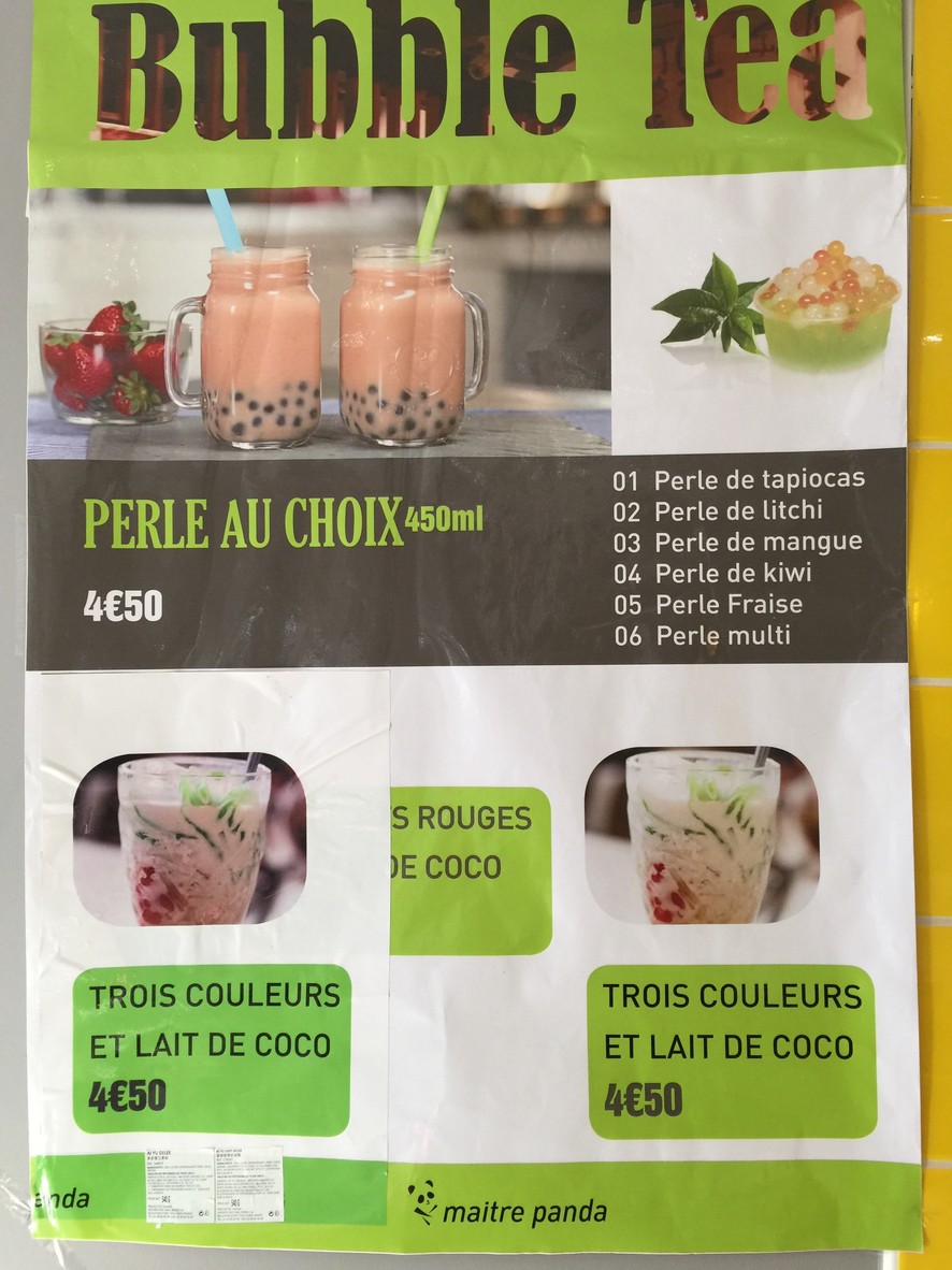 Maitre Panda menu 2