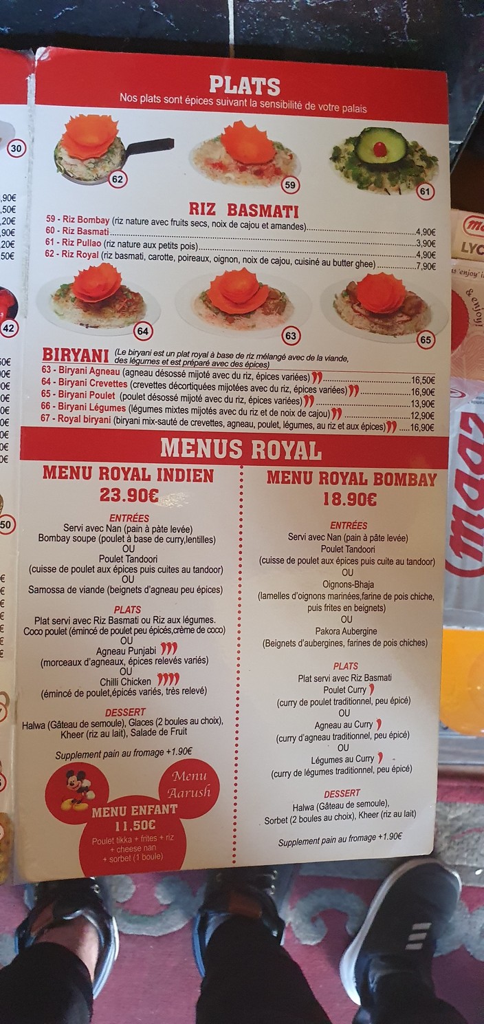 Royal Bombay menu 4