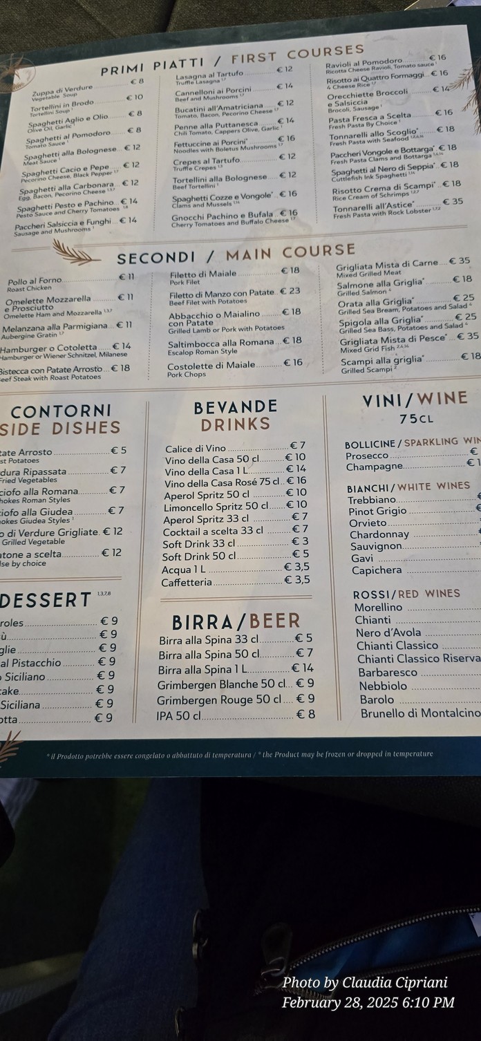 Ristorante Pizzeria Forno A Legna 12 Apostoli menu 4