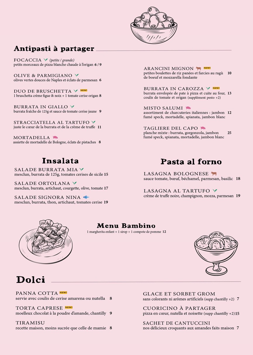 CEPRANO • Jourdain menu 1