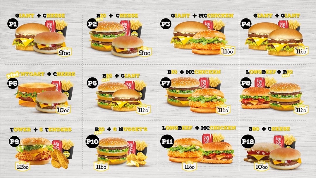 Pépé Santana menu 2
