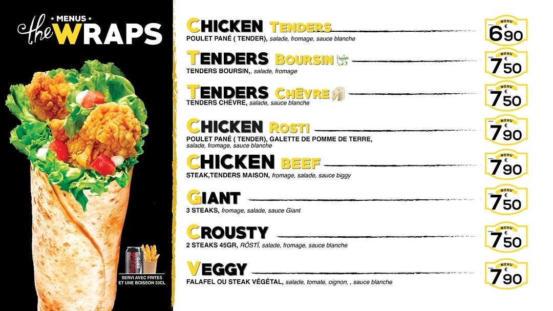 Pépé Santana menu 4