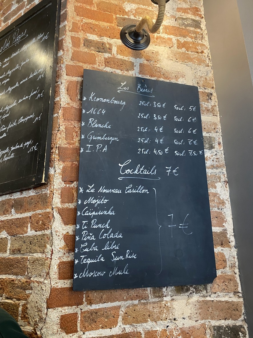 Le Nouveau Carillon menu 2