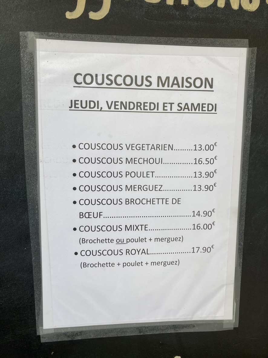 Le Nouveau Carillon menu 3