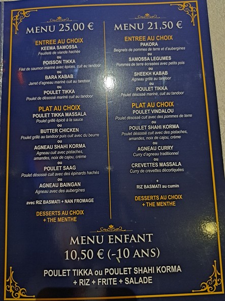 Rajpoot Restaurant indien et pakistanais