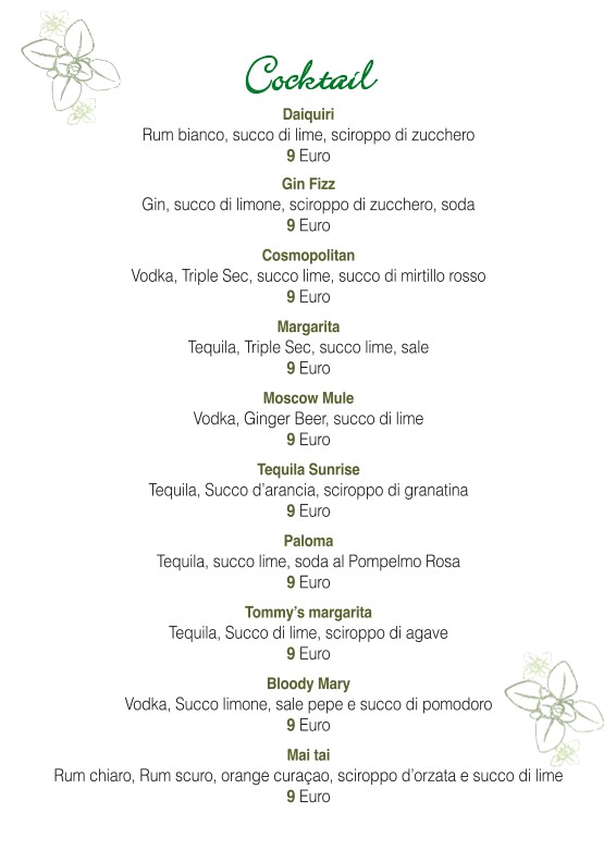 Timoty Drinks & Kitchen menu 5