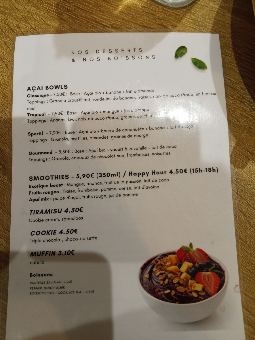 BOWLFOOD menu 3