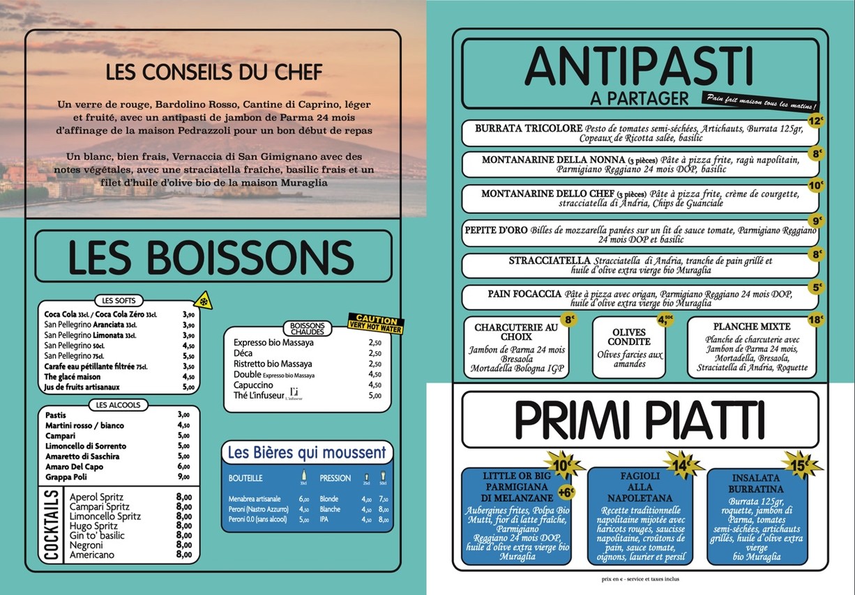 Popine menu 1