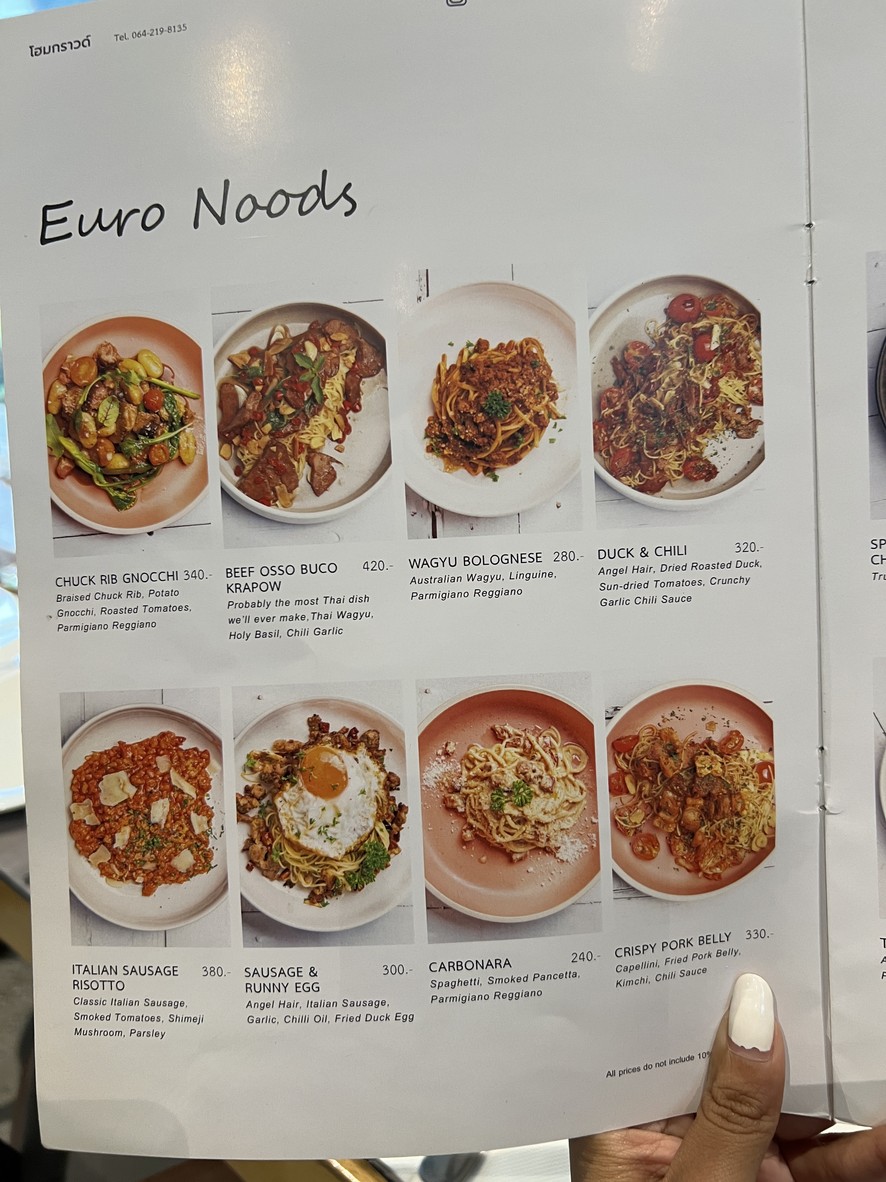 Home Ground BKK menu 4