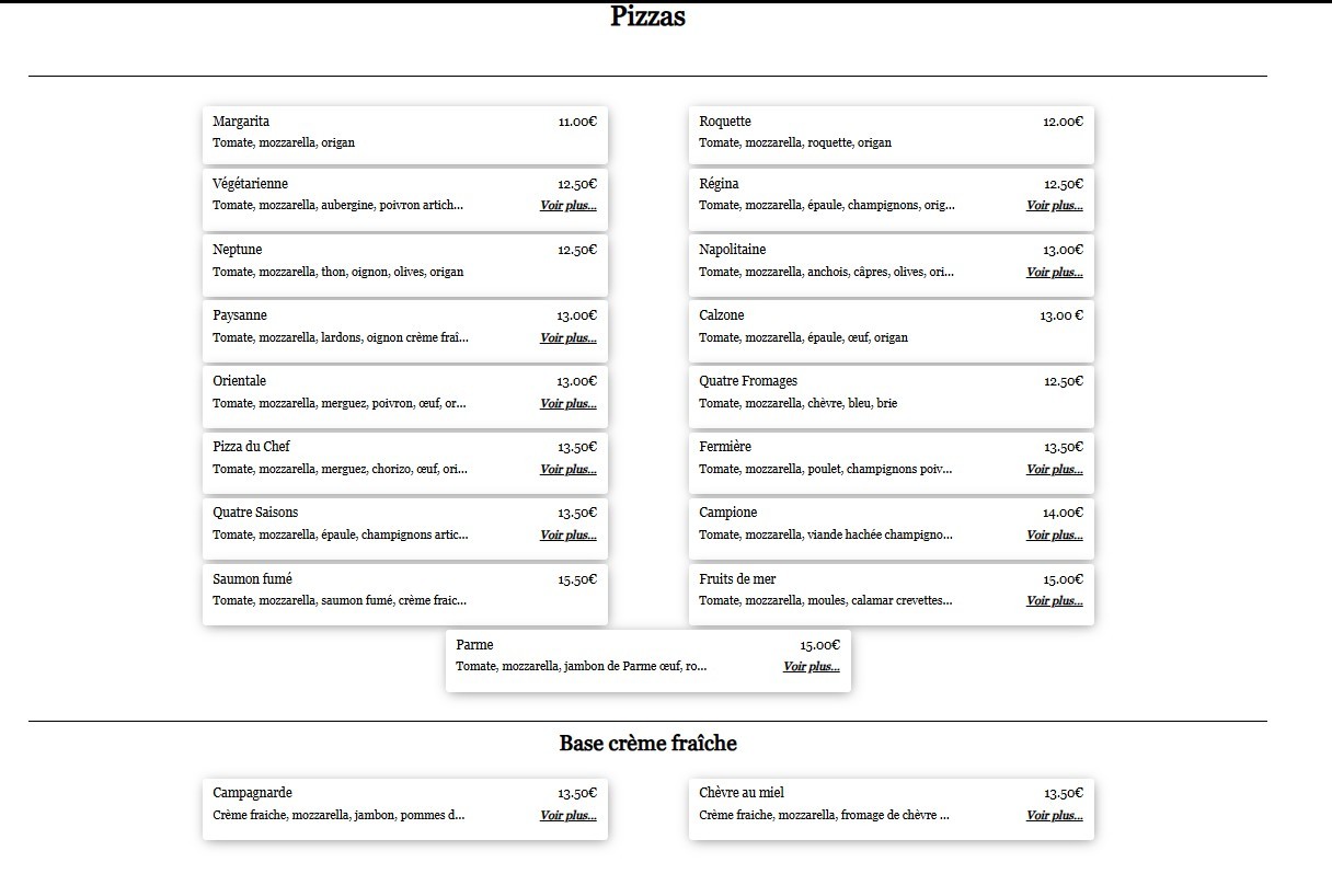 Le Petit Deauville menu 5