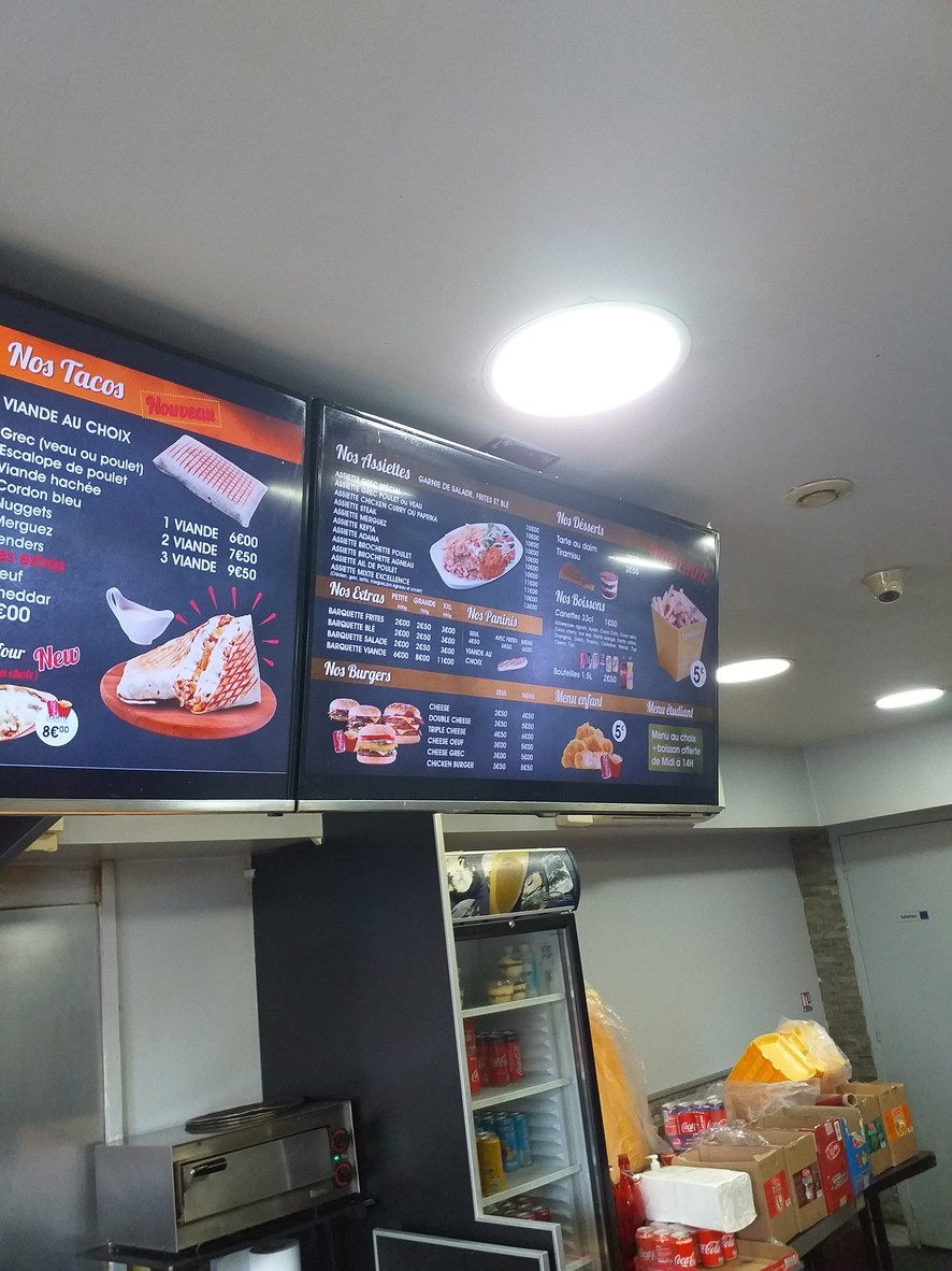 L’excellence menu 3