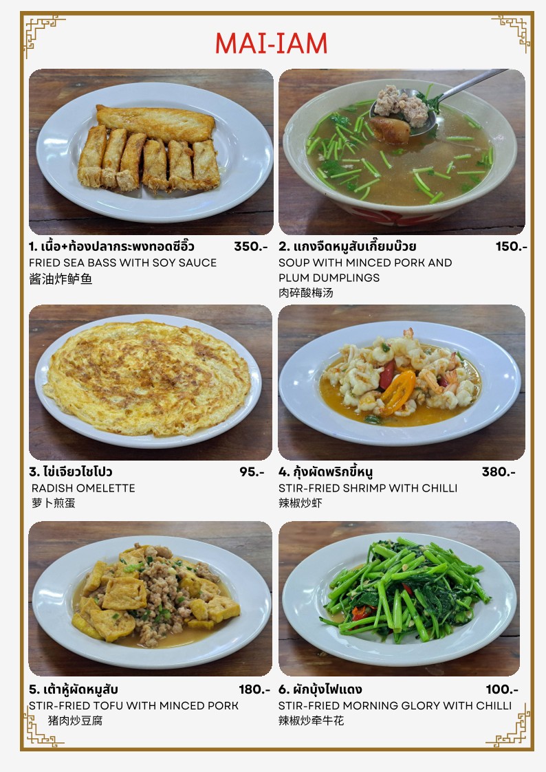 Shāngdiàn xīn menu 1