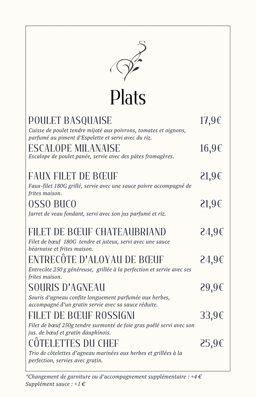 Divine Restaurant menu 3