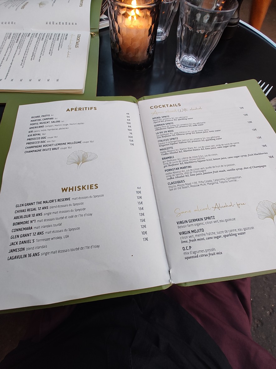 La Mascotte menu 3