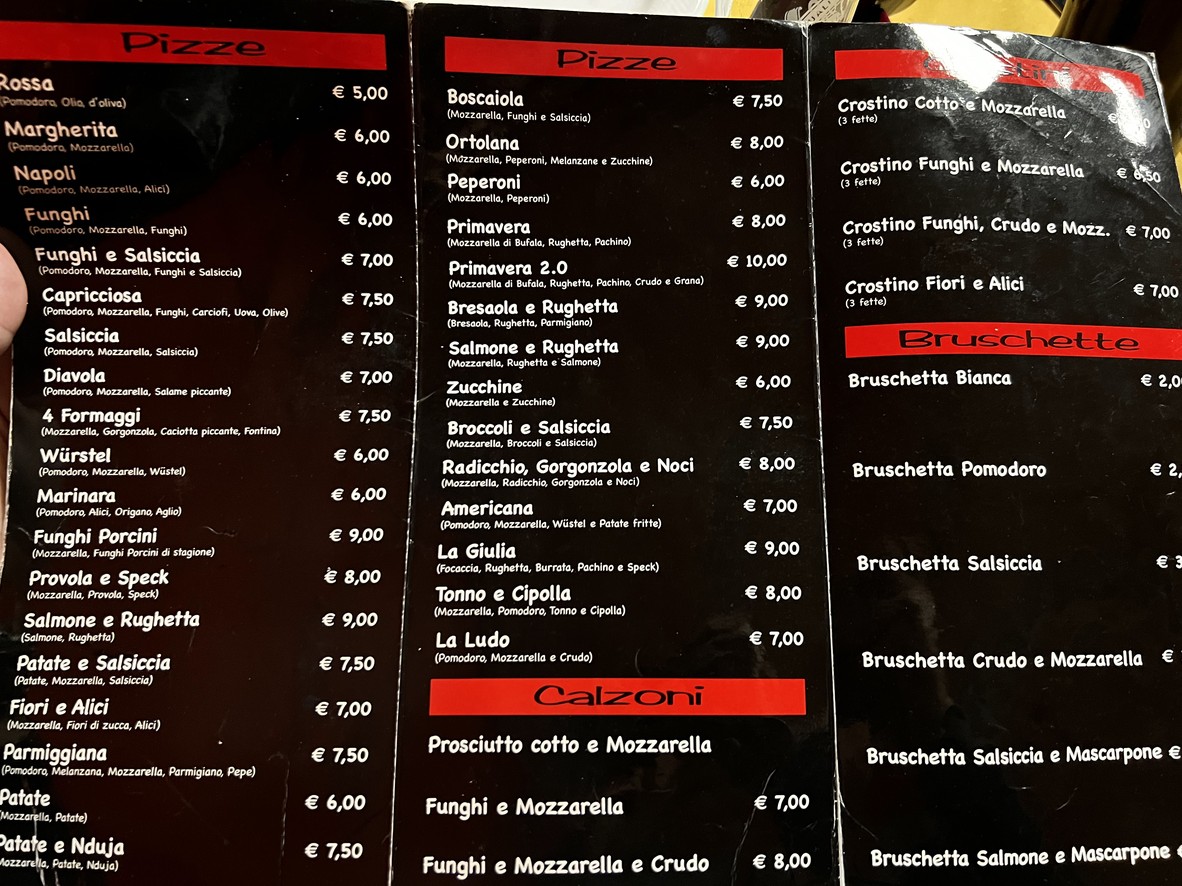 Pizzeria Zio Bello menu 3