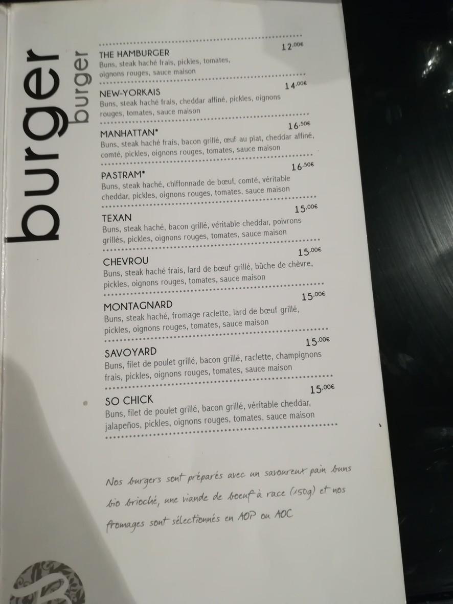 Mexicano Baïli menu 3
