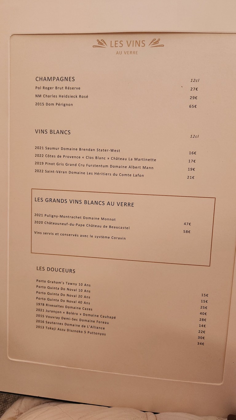 L'Arôme menu 3