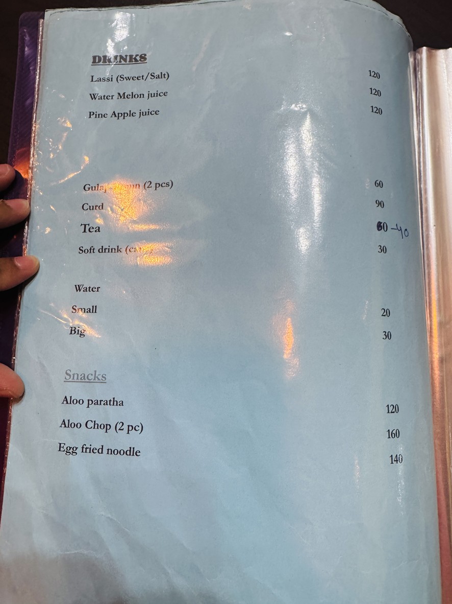 MEZBAAN menu 3