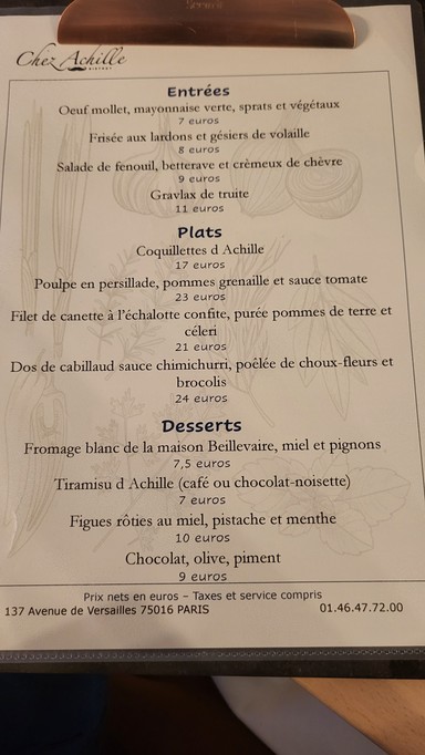 Chez Achille