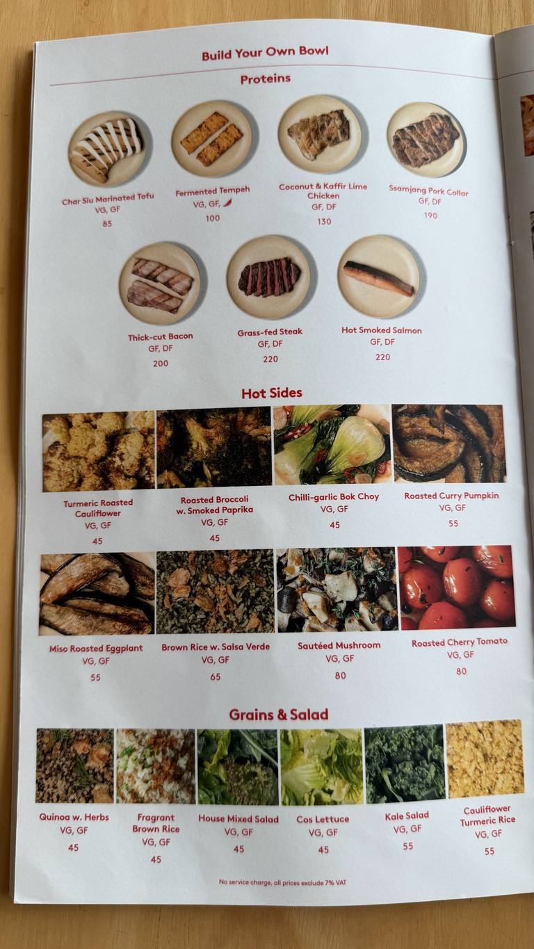 Pimp My Salad Bangkok menu 5