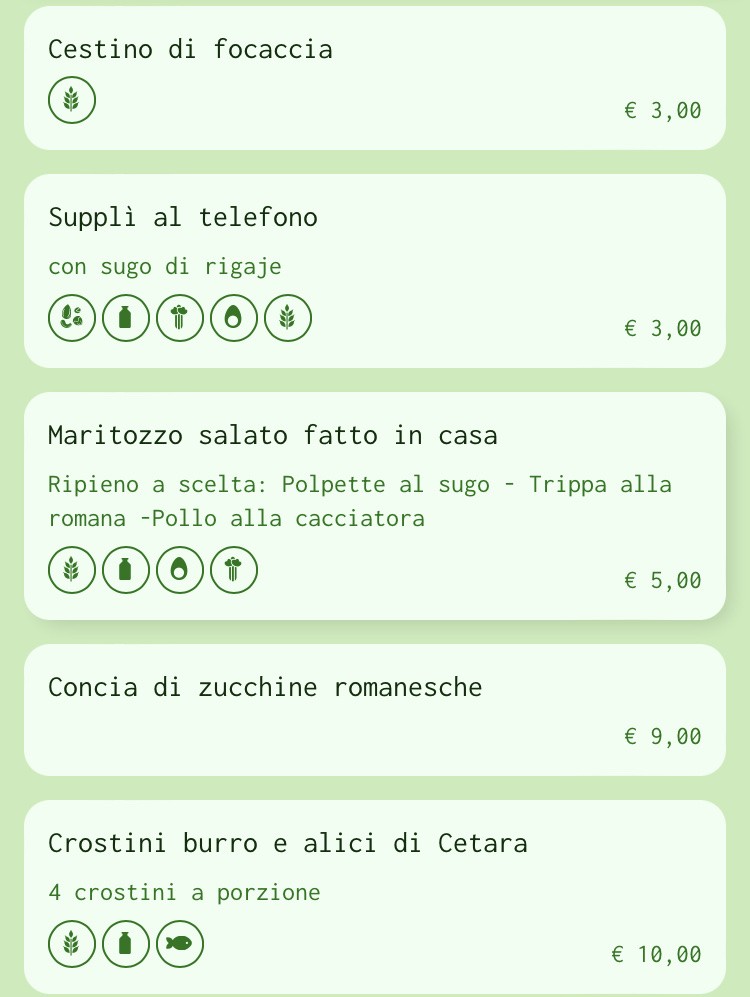 Contesto Urbano menu 1