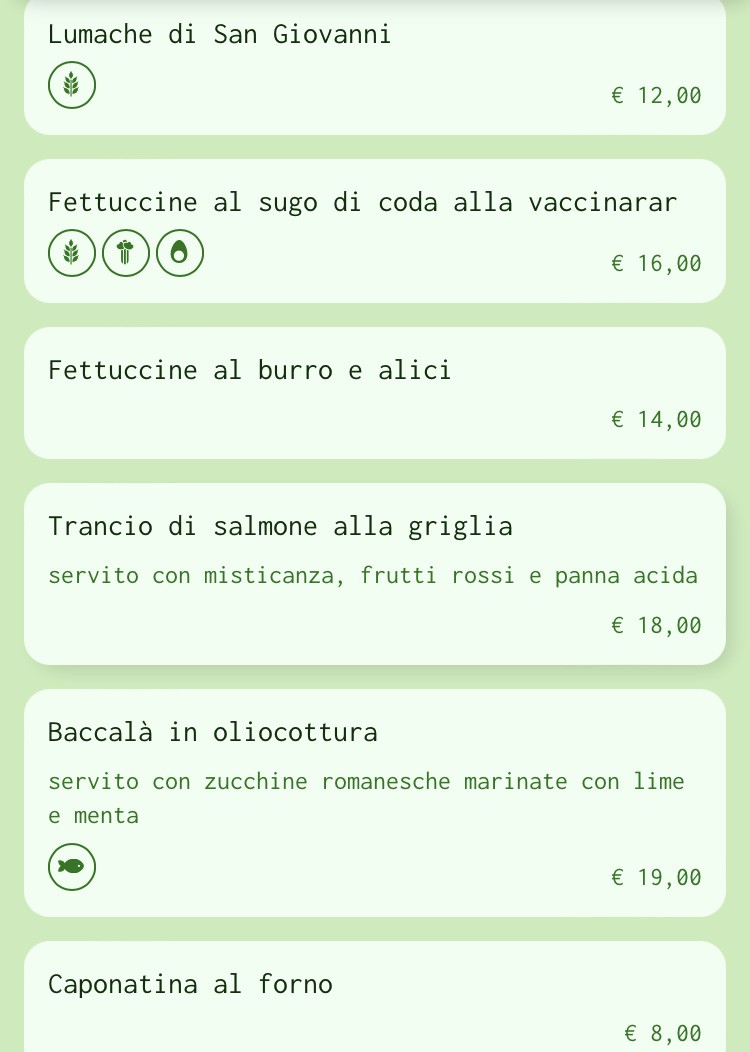 Contesto Urbano menu 4